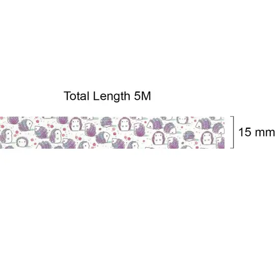 Wrapables Washi Masking Tape Hedgehogs {4}