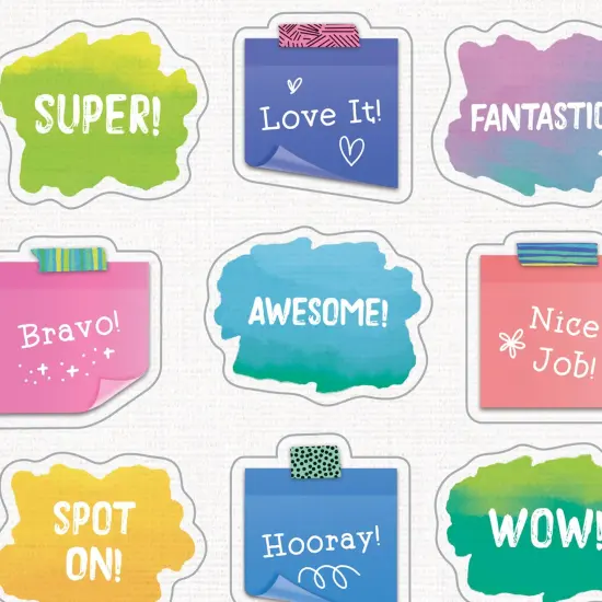 Creatively Inspired Doodle Motivators Shape Stickers, 72 Per Pack, 12 Packs {2}