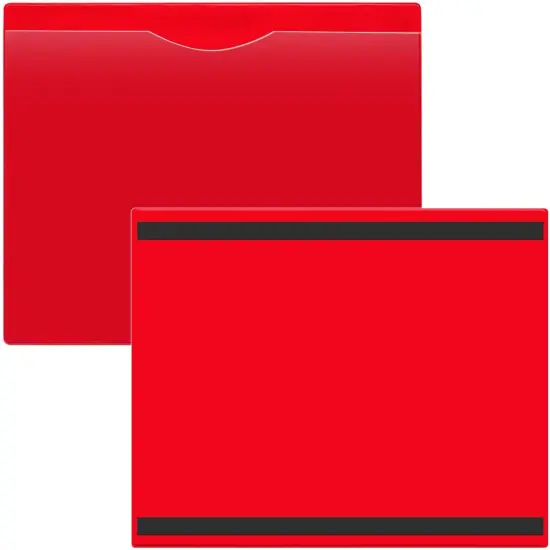 File Jackets - Magnetic 6-Pack - Two of Each Opaque Color: Red, Blue, and Green {4}