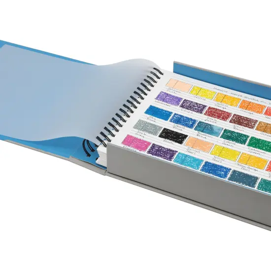 HG Art Concepts Painters Watercolor & Mixed Media Diary With Binder Case - 9x12" Spiral-Bound Acid-Free Color Swatch Book {4}