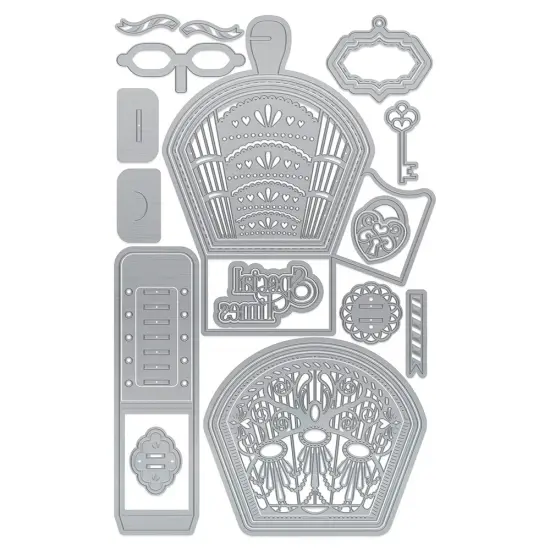 Tonic Studios Vanity Box & Memory Book Die Set-Special Times {2}