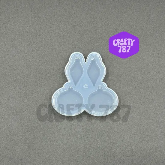 Ornaments Dangle Earring Silicone Mold (B15) {1}