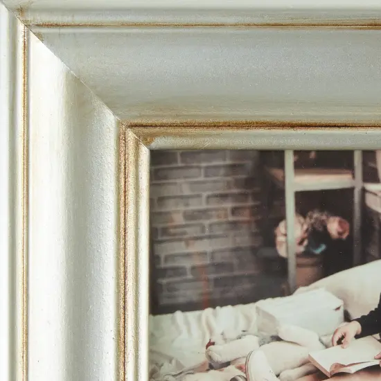 DII 4x6 Antique Silver Rub Farmhouse Picture Frame {4}