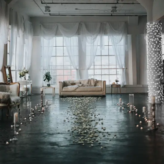 Northlight LED Net Style Column Wrap Christmas Lights - 2' x 8' - Pure White - White Wire {3}