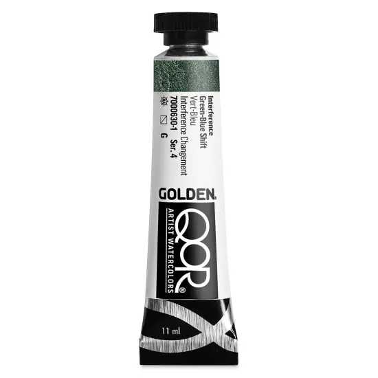 QoR Modern Watercolor - Interference Green-Blue Shift, 11 ml tube {1}