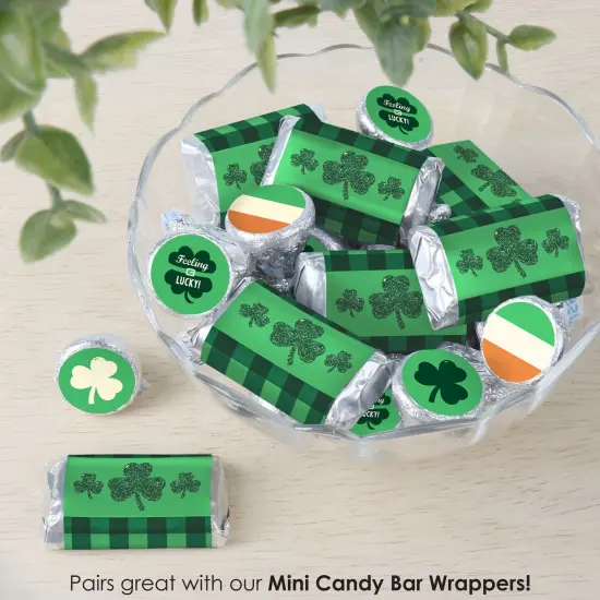 Big Dot of Happiness St. Patrick's Day - Saint Paddy's Day Party Small Round Candy Stickers - Party Favor Labels - 324 Count {7}
