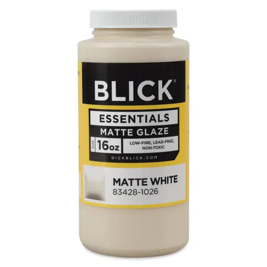 Blick Essentials Matte Glaze - White, Pint {1}