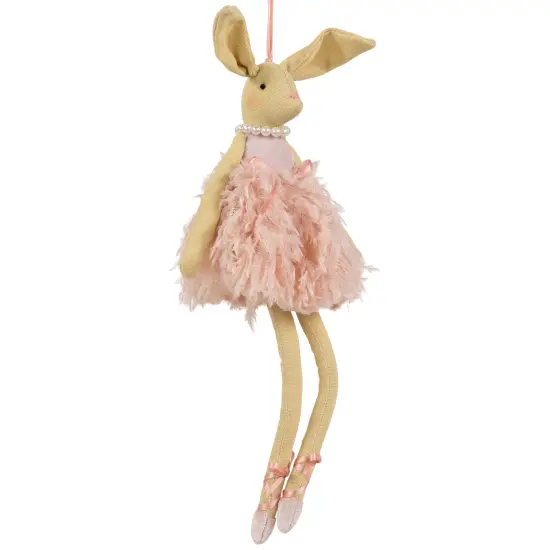 Northlight Plush Ballerina Bunny Easter Wall Decoration - 13" Pink {5}