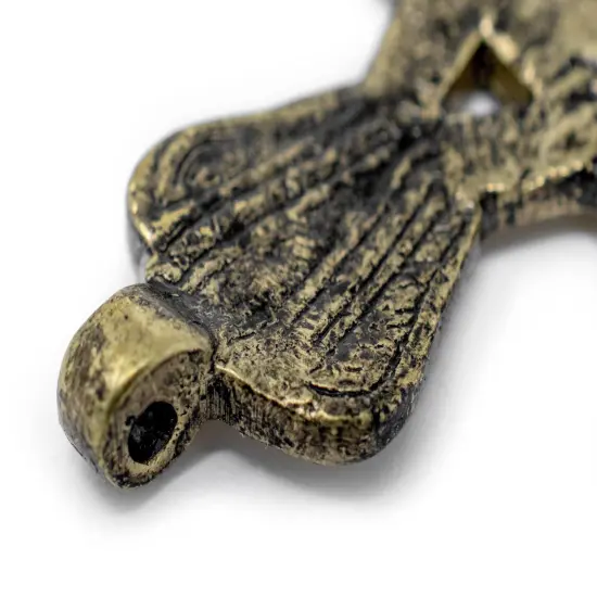 TheBeadChest Brass Lion of Judah Star Pendant (62x38mm) {3}