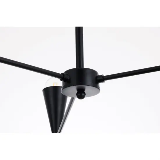 Cade 34 inch pendant in black {4}
