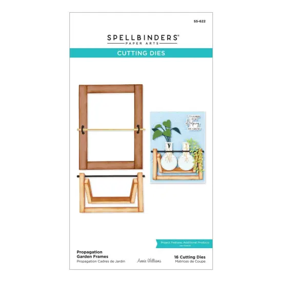 Spellbinders Etched Dies By Annie Williams-Propagation Garden Frames {1}