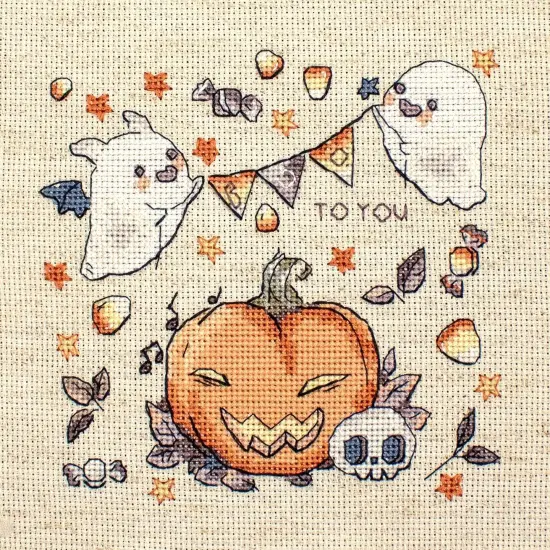 Boo To YouL8814 Counted Cross Stitch Kit {1}
