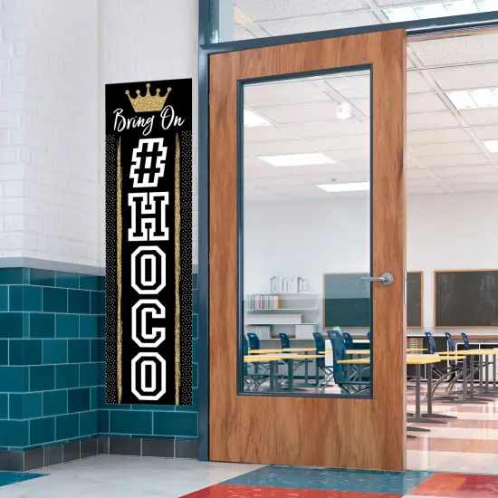 Big Dot of Happiness HOCO Dance - Homecoming Front Door Decoration - Vertical Banner {7}