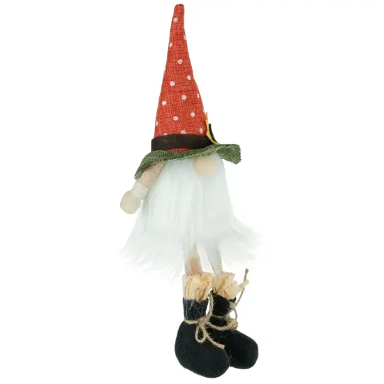 Northlight Sitting Sunflower Autumn Harvest Gnome Figurine - 11" Orange {4}