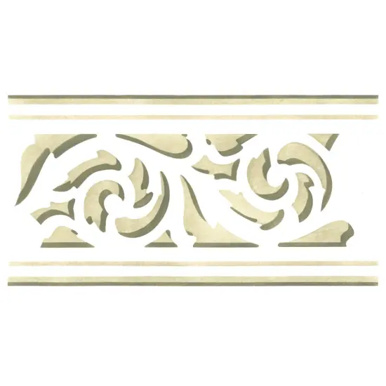 Small Trellis Molding Wall Stencil | 2912 by Designer Stencils | Pattern Stencils | {1}