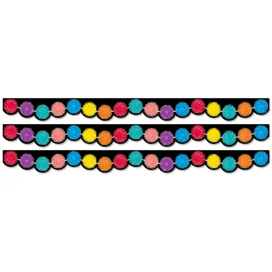 Pom Poms EZ Border, 48 Feet Per Pack, 3 Packs {1}