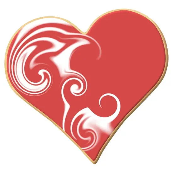 Heart Cookie Cutter 4 in, CookieCutter.com, Tin Plated Steel, Handmade in the USA {3}