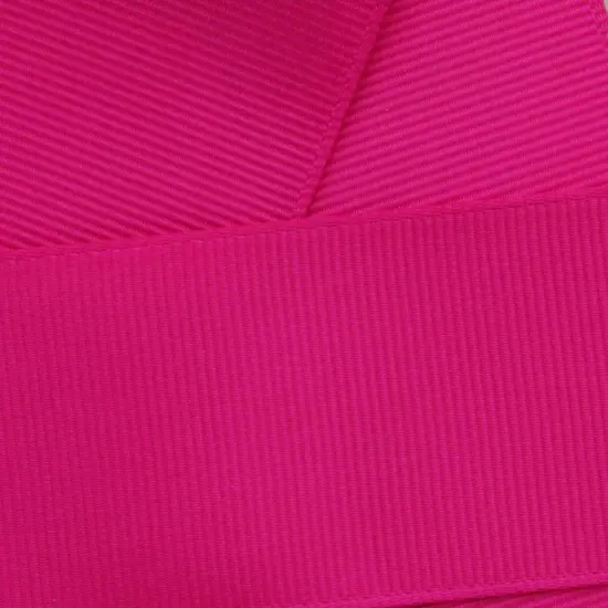 2.25" Grosgrain Ribbon Solid 187 Fuchsia 100 Yard {1}