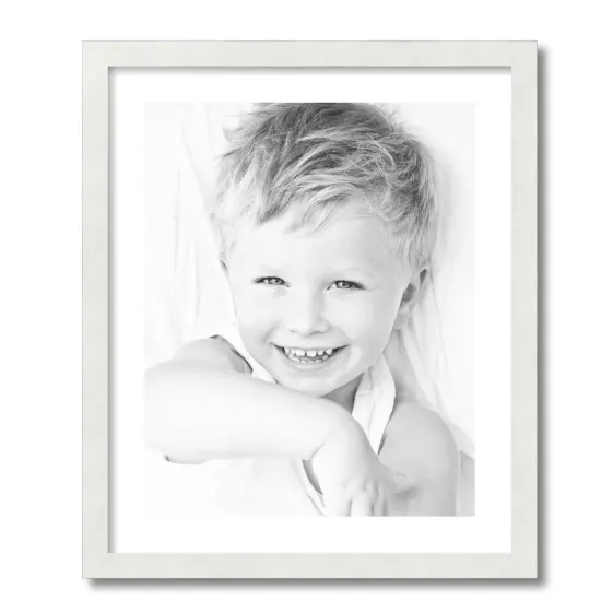 ArtToFrames 20x24" Matted Picture Frame with 16x20" Single Mat Photo Opening Framed in 1.25" White and 2" Mat (FWM-3966-20x24) {4}