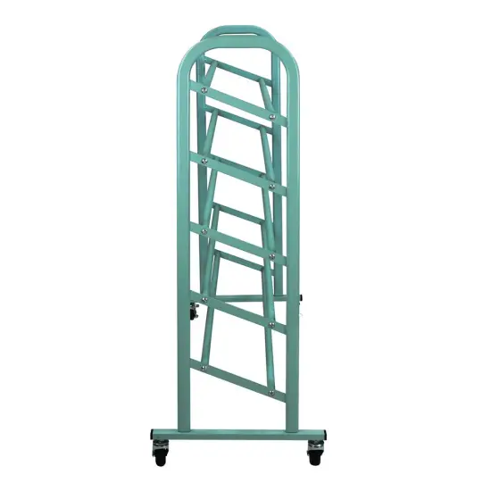 Oceanstar 5-Tier Metal Shoe Rack Blue {5}
