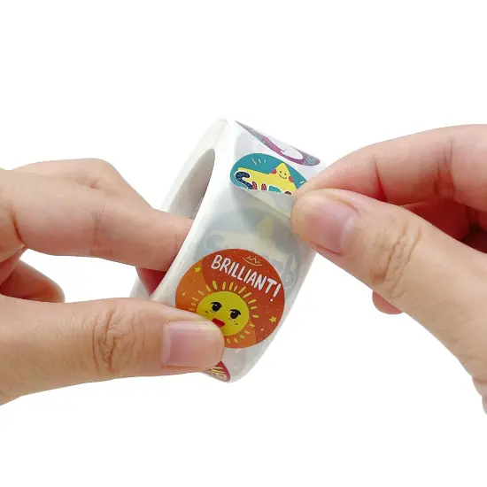 Wrapables 1 Inch Reward, Birthday, Thank You Stickers for Teachers, Students, Classrooms, Party Favors, Gifts, Boxes & Bags (1000pcs) Inspirational {7}