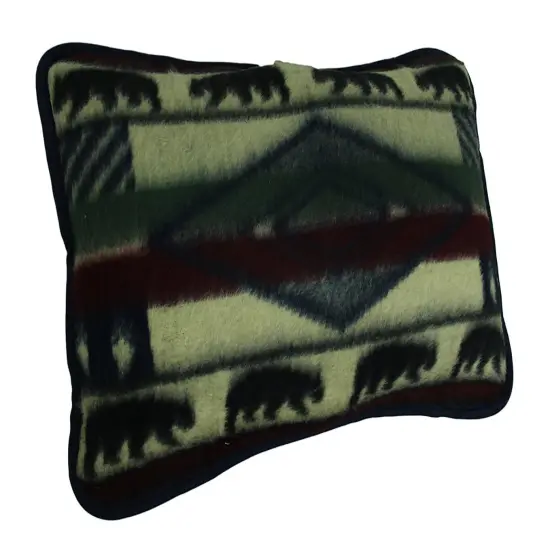 Yuma Bear Wildlife Plush Fleece Standard Pillow Sham {3}