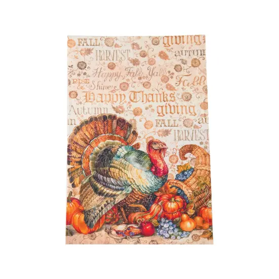 Traditional Turkey Printed Flour Sack Kitchen Towel Dishtowel {1}