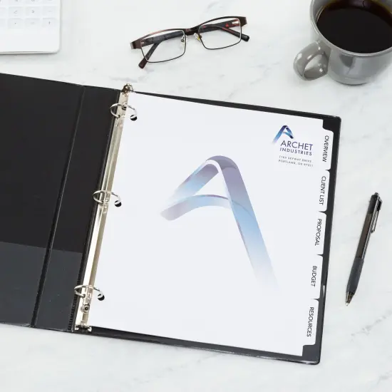 Avery Customizable Print-On Dividers, 5 Tabs, 25 Sets (11517) {6}