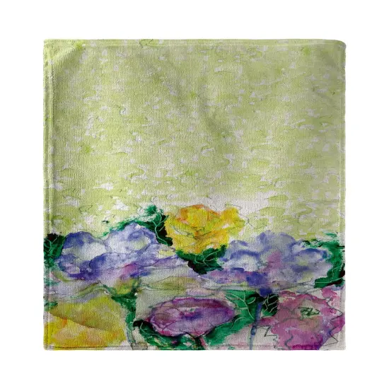 Betsy Drake Watercolor Garden Beach Towel {1}