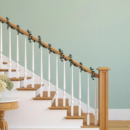 6' Variegated English Ivy Garland &ndash; 185 Lifelike Leaves, Flexible Decor for Home & Events {2}