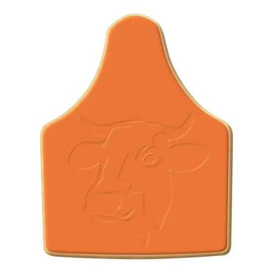 Ear Tag or Bread Board Cookie Cutter 4 in, CookieCutter.com, Tin Plated Steel, Handmade in the USA  {3}