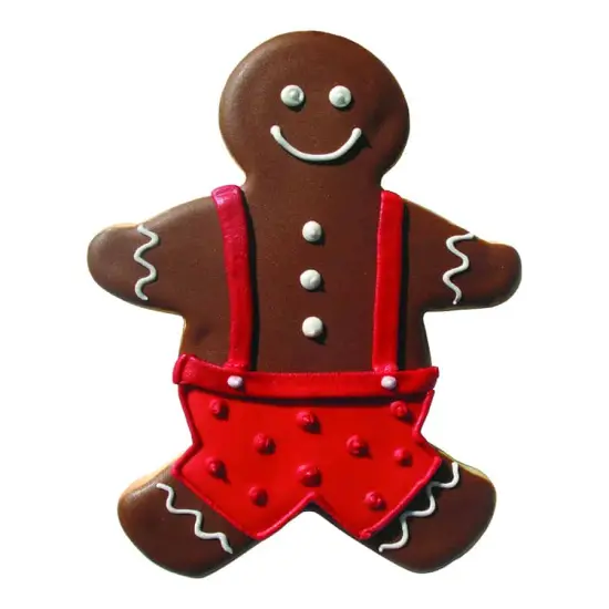 Gingerbread Boy Cookie Cutter (Brown, 5") {4}