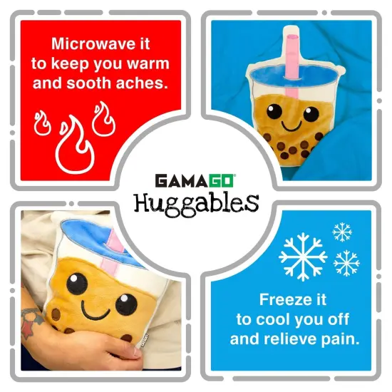 GAMAGO Heating Pad & Pillow Huggable | Boba {4}