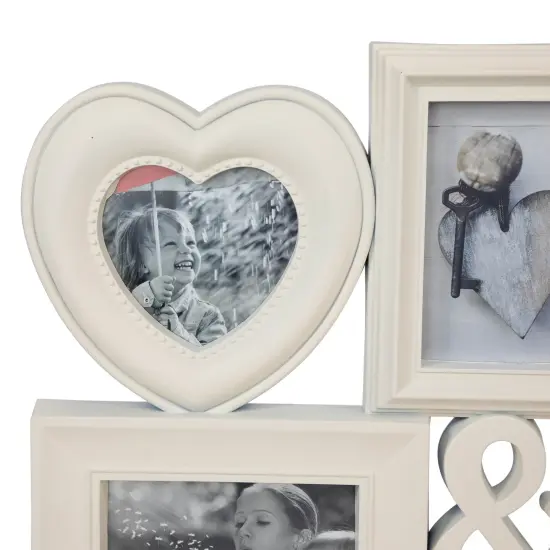 Northlight Multi-Sized "Love" Collage Picture Wall Frame - 26.5" - White {6}