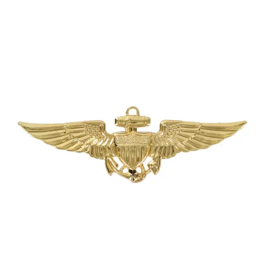 Aviator Pilot Costume Accessory Pin - Gold {1}