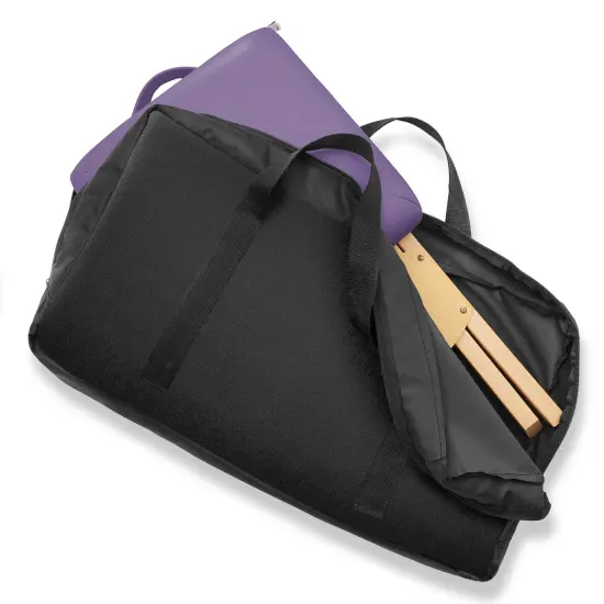 Saloniture Wood Folding Massage Stool with Carrying Case {5}