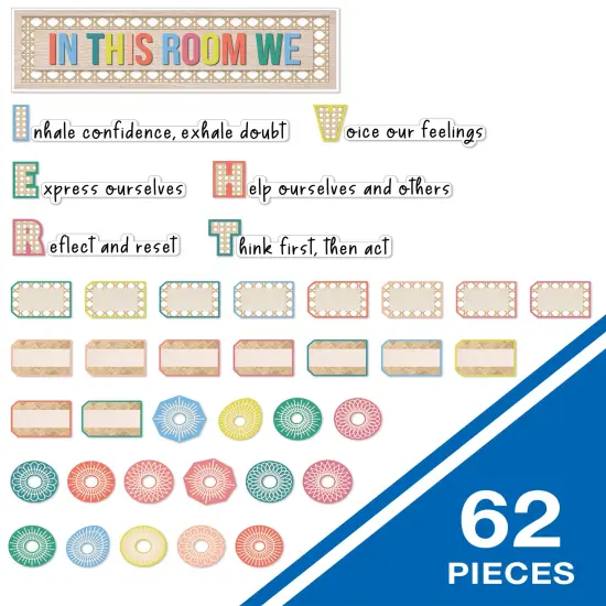 Carson Dellosa True to You 62-Piece In This Room We Thrive Bulletin Board Set, Motivational Bulletin Board Set With Positive Sayings for Growth Mindset Bulletin Board and Classroom D&eacute;cor {2}