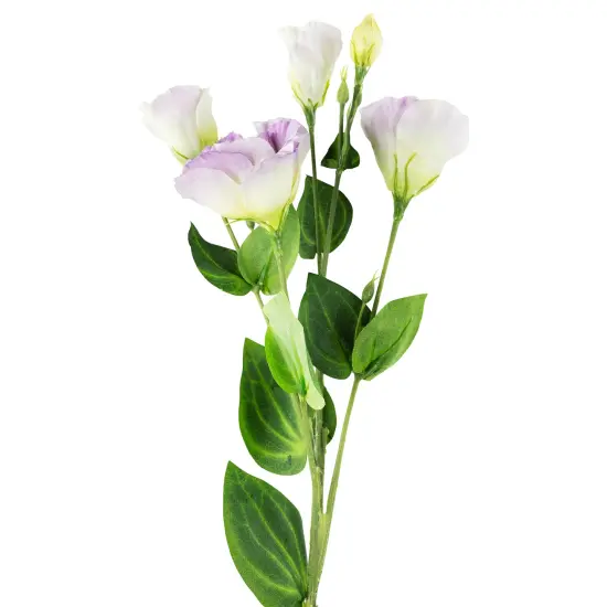 Allstate Lisianthus Artificial Floral Spray - 30" - Lavender and White Purple {5}