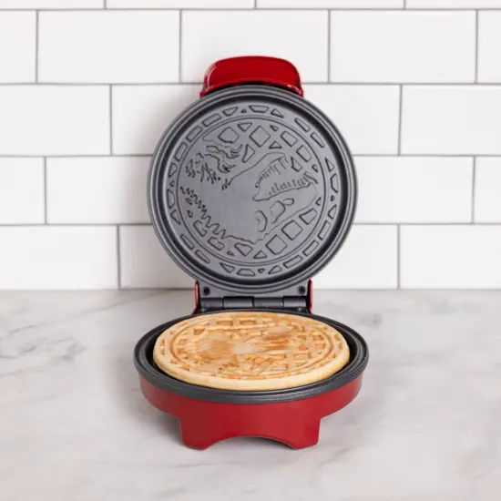 Uncanny Brands Jurassic Park Waffle Maker {4}
