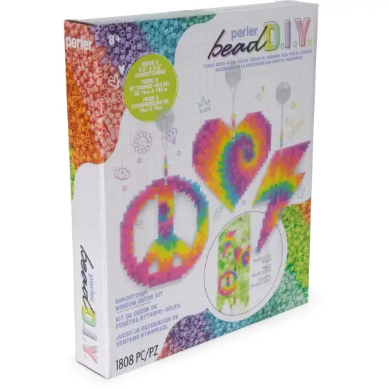 Perler Bead D.I.Y. Activity Kit-Tie Dye Suncatcher {2}