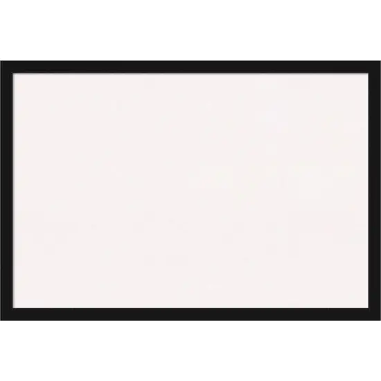 Avon Black Narrow Framed Corkboard, White Cork {1}