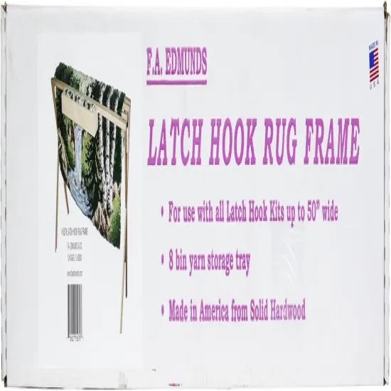 Frank A. Edmunds Floor Standing Rug Hooking Frame-17"X30"X45" {1}