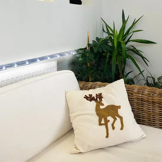 Northlight Flexible LED Outdoor Christmas Rope Light - Pure White - 100' Clear Wire {5}