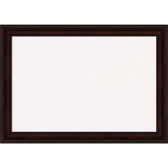 Coffee Bean Brown Framed Corkboard, White Cork {1}