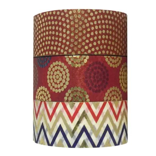 Wrapables Washi Masking Tape (Set of 3) Dots Dancing {2}