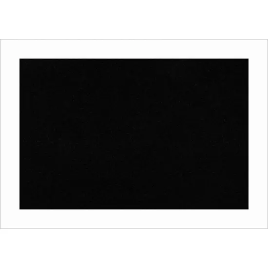 Basic Narrow Wood Framed Corkboard, Black Cork {1}