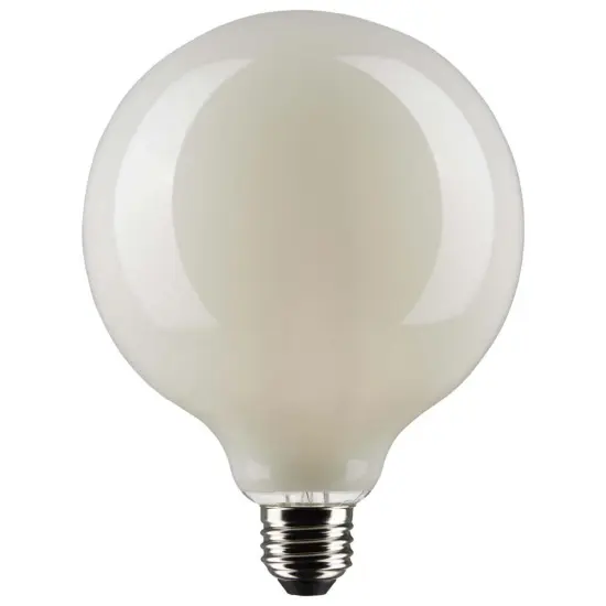 6Pk - Satco 8w G40 Globe Filament LED 4000K E26 Base White Dimmable - 100w equiv Cool White {2}