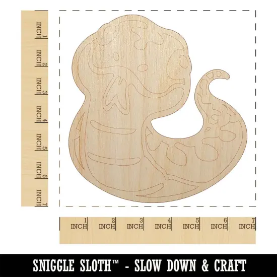 Sassy Snake with Tongue Sticking Out Unfinished Wood Shape Piece Cutout for DIY Craft Projects {1}