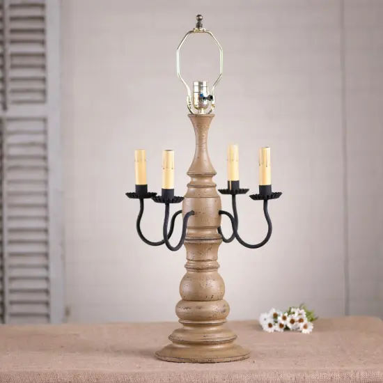 Bradford Lamp Base in Pearwood {3}