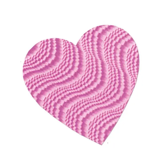 Embossed Foil Heart Cutout (Pack of 36) {1}
